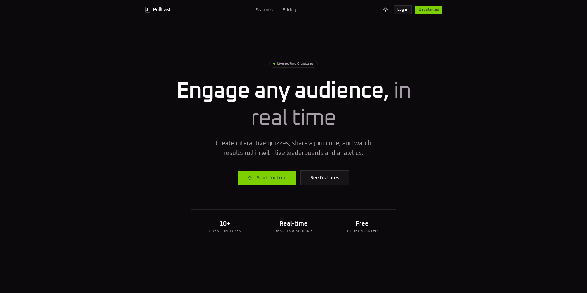 Live Quiz Platform